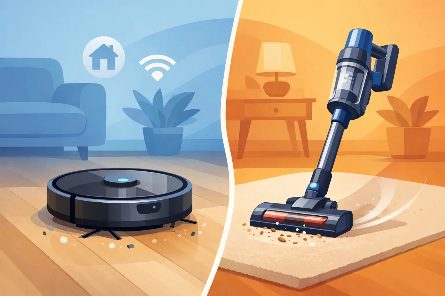 Robot Vacuum vs Cordless Vacuum for Your Home