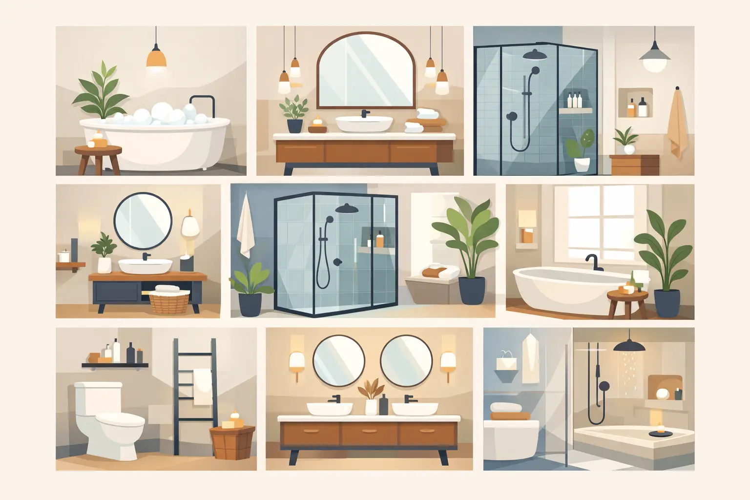 9 Small Bathroom Makeover Examples That Feel Luxe