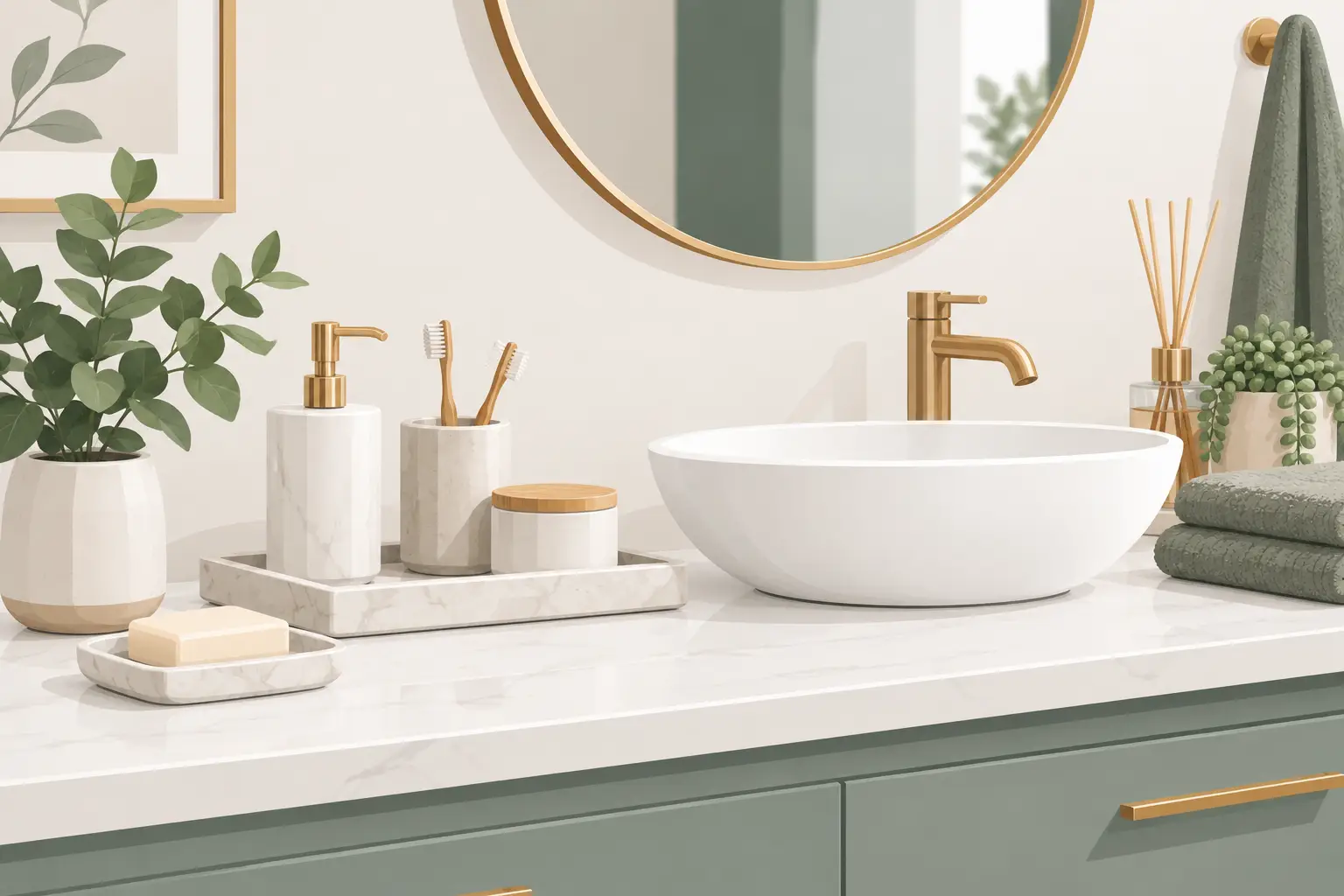 12 Best Bathroom Countertop Accessories for Style