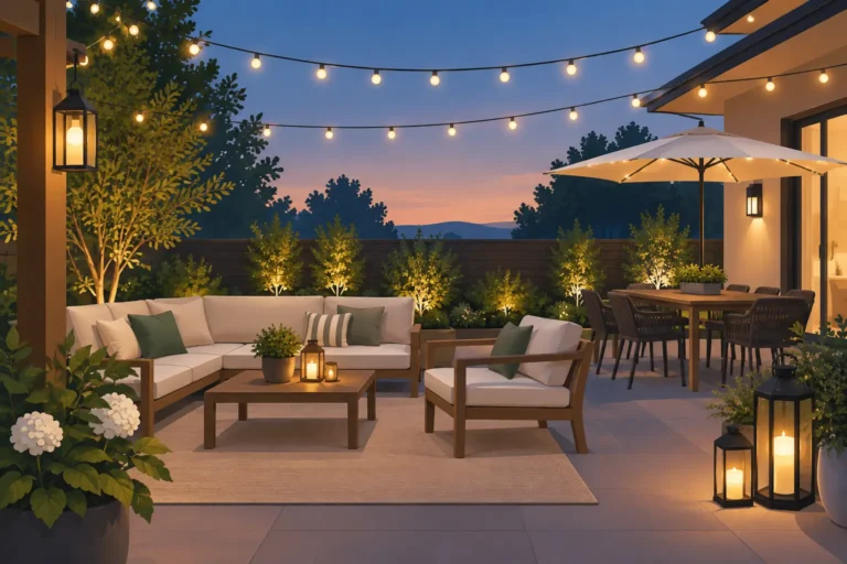 12 Patio Lighting Ideas for a Polished Outdoor Space