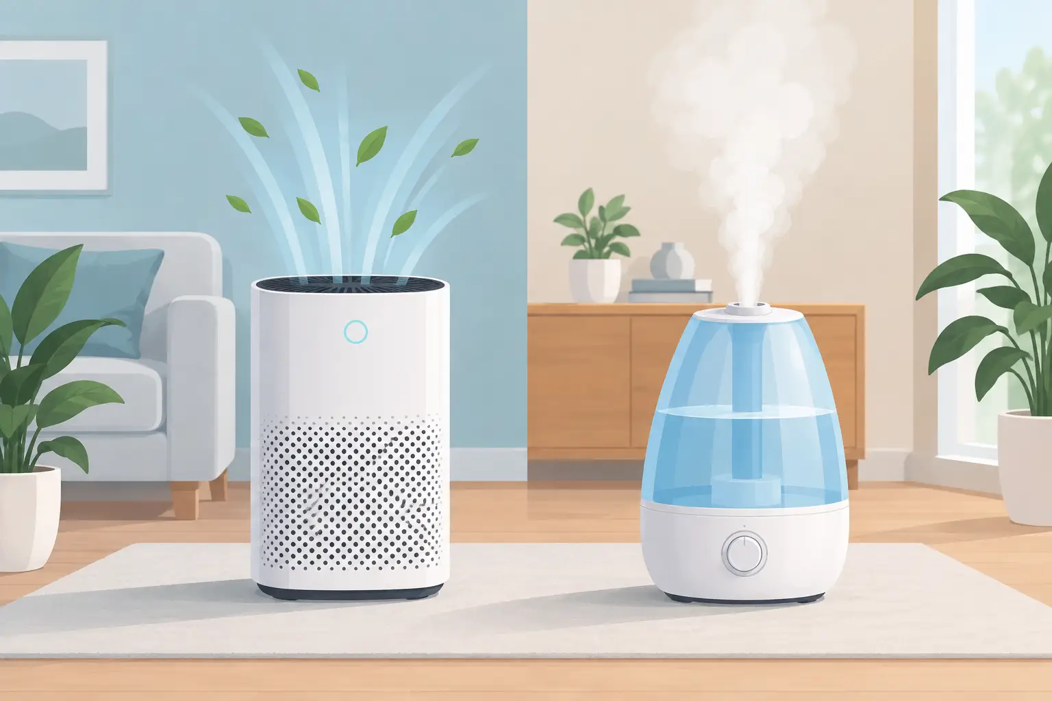 Air Purifier vs Humidifier for Your Home
