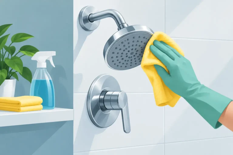How to Clean Shower Fixtures Without Harsh Scrubbing